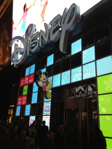 The Disney Store in Times Square NYC