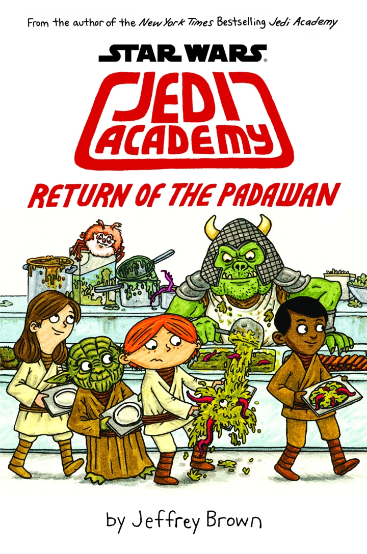 The cover art for Return of the Padawan, the second book in the Jedi Academy series