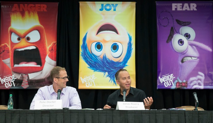 Beverly Hills, CA - June 7 - INSIDE OUT Press Conference  with director Pete Docter and producer Jonas Rivera moderated by Scott Mantz.