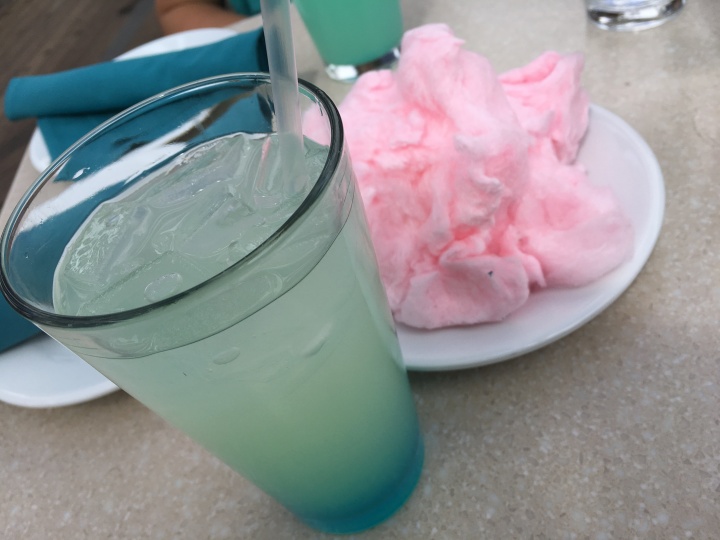 Cotton Candy Lemonade with a side of cotton candy