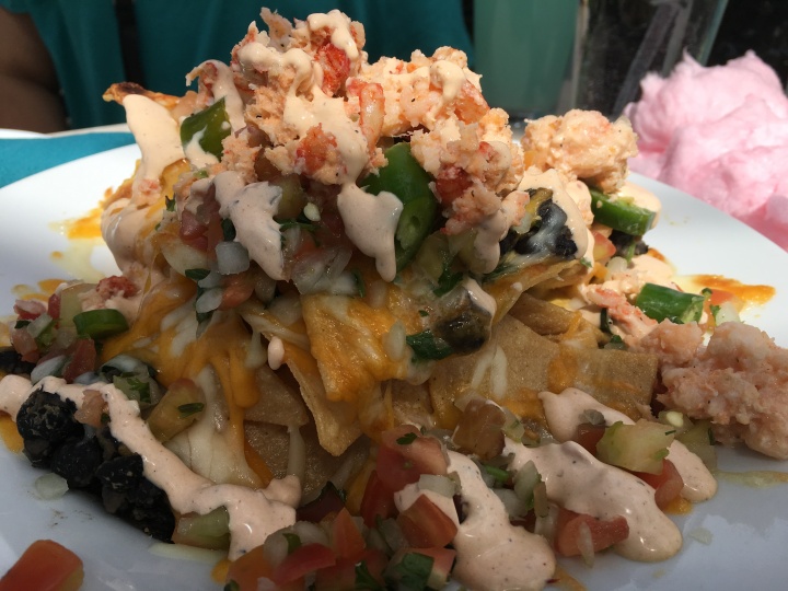 Lobster nachos in all their glory