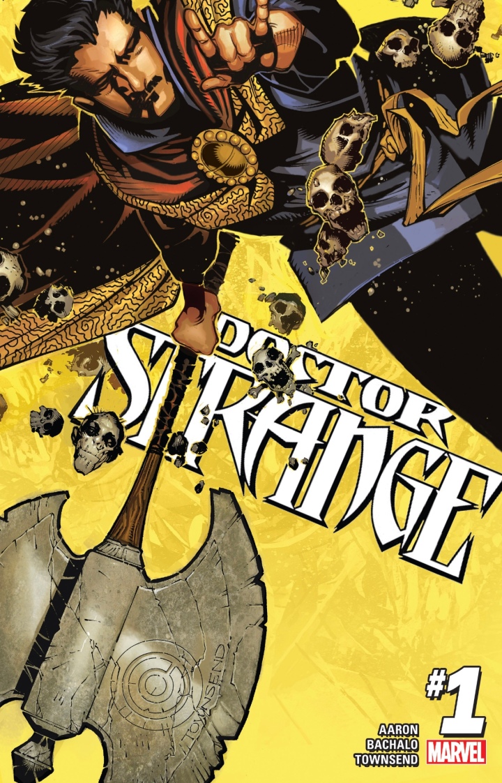 The cover for Doctor Strange #1 - Jason Aaron - writer; Chris Bachalo - artist
