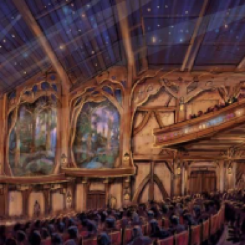 The new indoor theater featuring Disney entertainment will be officially in Fantasyland