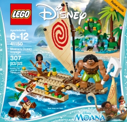 Moana's Ocean Voyage box art showcases the variety of pieces including the Kakamora