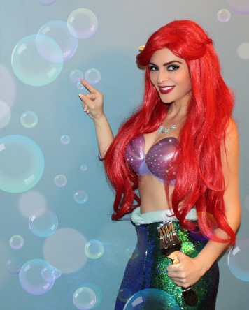 Another favorite cosplay for Samantha is Ariel