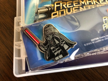 Cool LEGO Darth Vader pin comes with the DVD release of The Freemaker Adventures Season 2