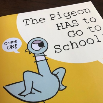 The cover of The Pigeon HAS to Go to School